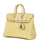 Hermes Birkin 25 Jaune Poussin Togo PHW