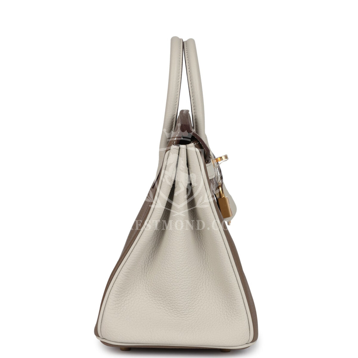 Hermes Special Order (HSS) Birkin 25 Etoupe and Craie Togo GHW — изображение 3