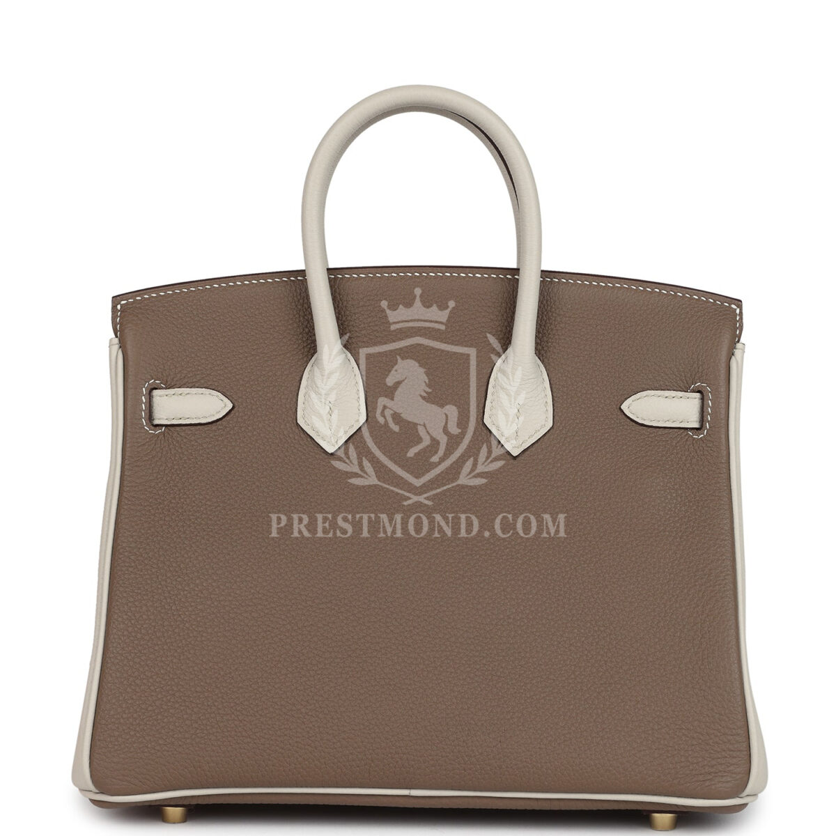 Hermes Special Order (HSS) Birkin 25 Etoupe and Craie Togo GHW — изображение 4