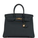 Hermes Birkin 35 Vert Fonce Togo GHW
