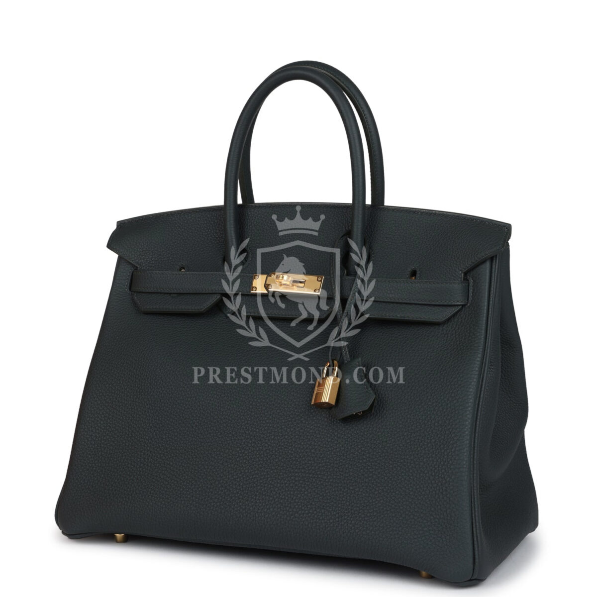 Hermes Birkin 35 Vert Fonce Togo GHW — изображение 5