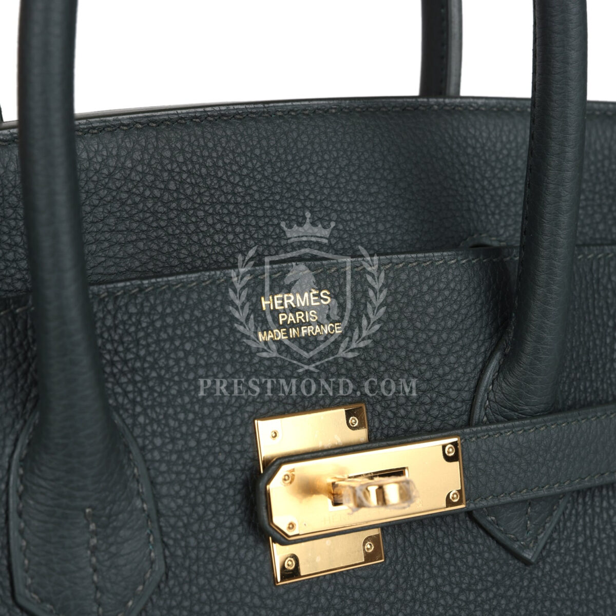 Hermes Birkin 35 Vert Fonce Togo GHW — изображение 7