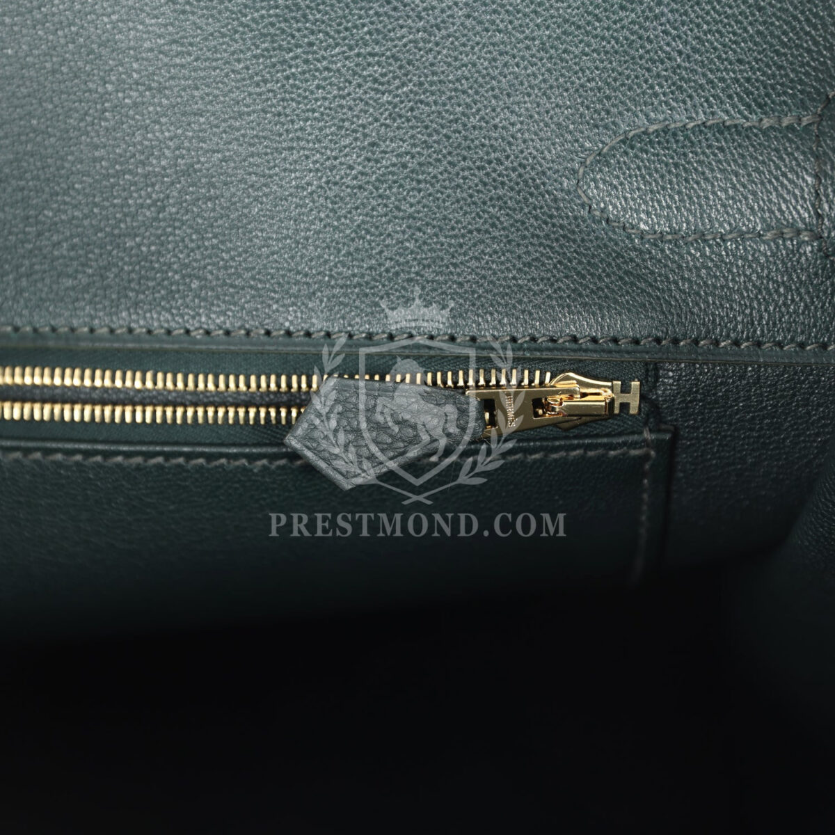 Hermes Birkin 35 Vert Fonce Togo GHW — изображение 9