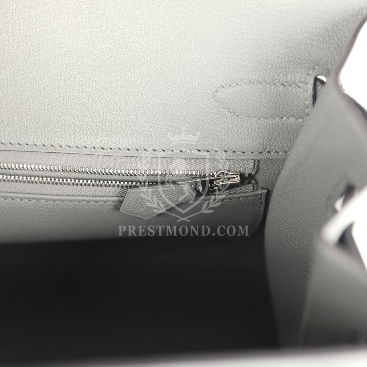 Hermes Birkin Sellier 30 Gris Meyer Madame PHW — изображение 9