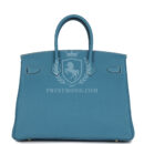 Hermes Birkin 35 Blue Jean Togo GHW