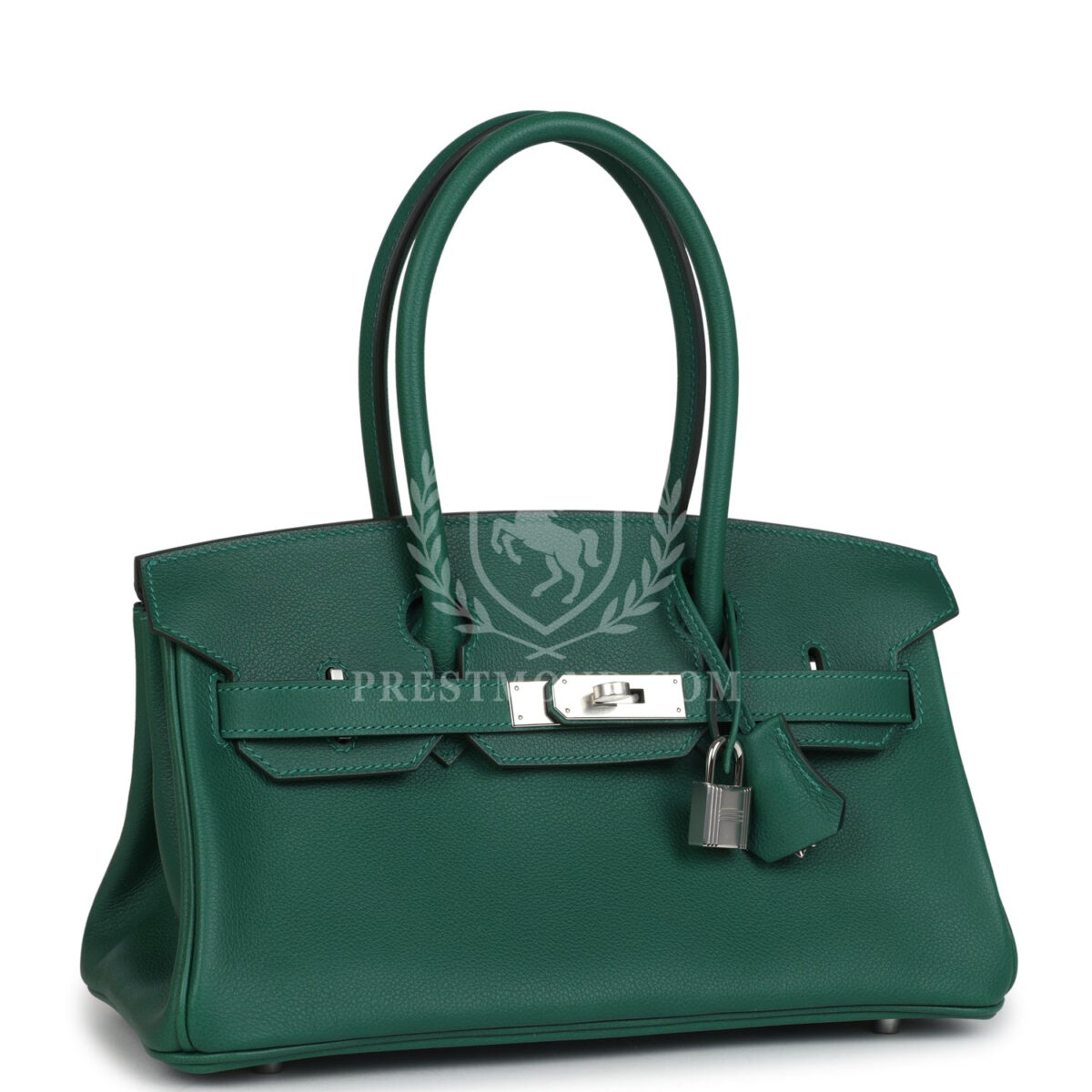 Hermes Shoulder Birkin Light 29 Vert Moyen Evercolor PHW — изображение 2
