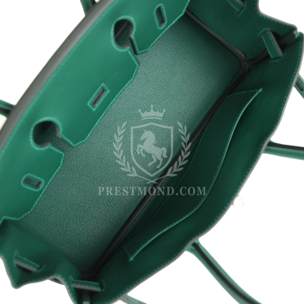 Hermes Shoulder Birkin Light 29 Vert Moyen Evercolor PHW — изображение 8