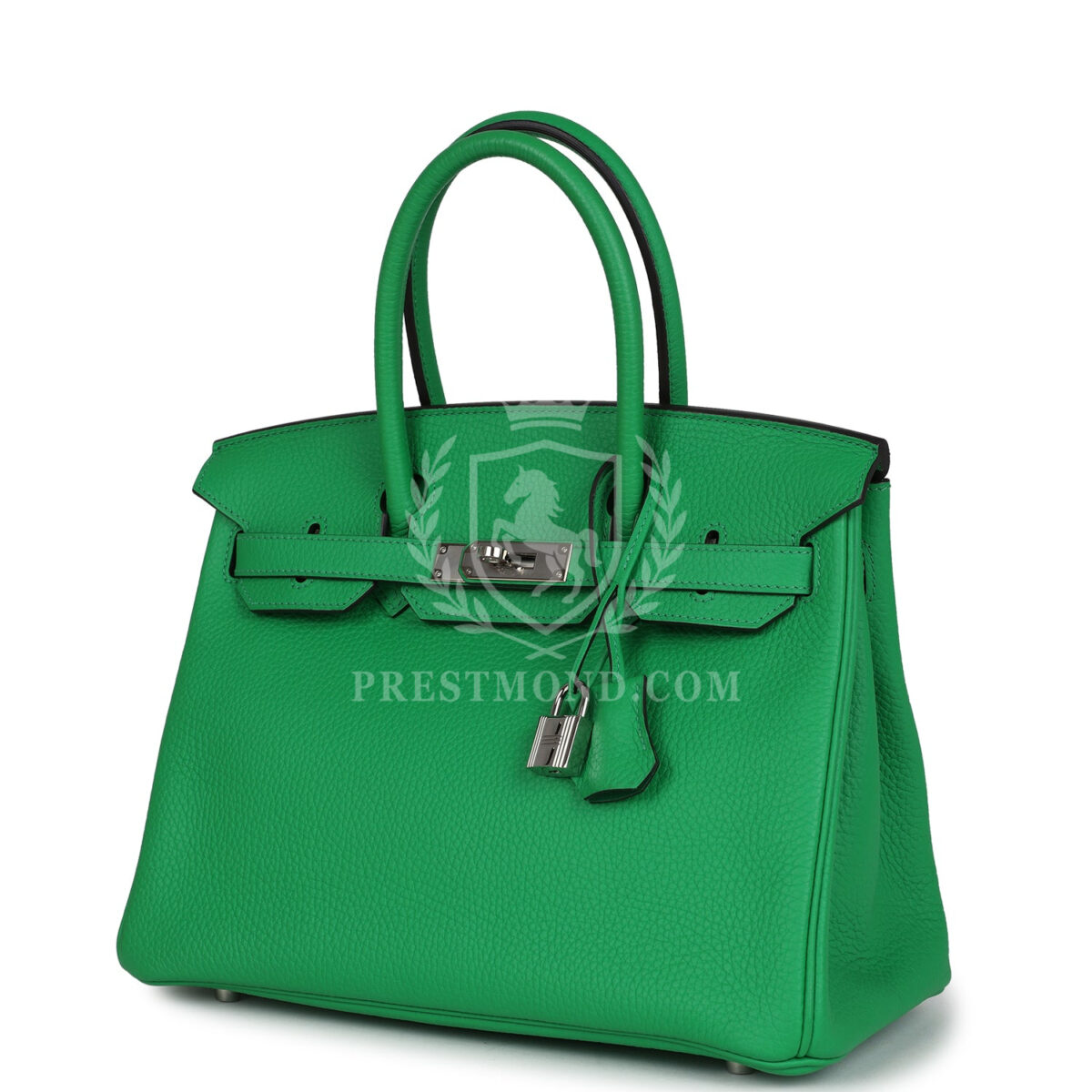 Hermes Birkin 30 Bambou Clemence PHW — изображение 5