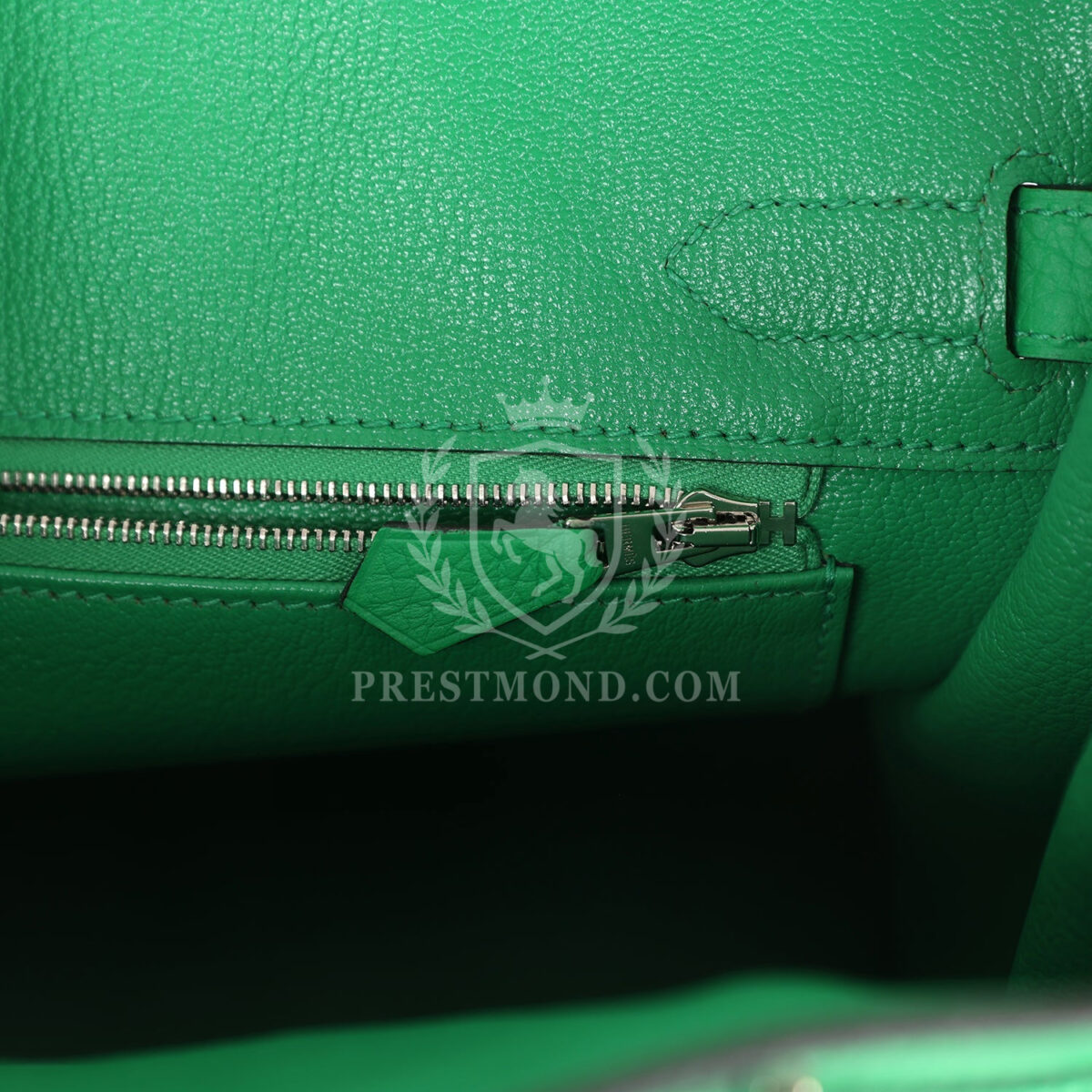 Hermes Birkin 30 Bambou Clemence PHW — изображение 9