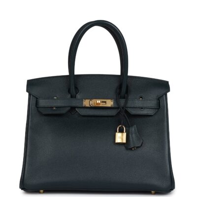 Hermes Birkin 30 Vert Cypress Taurillon Novillo GHW