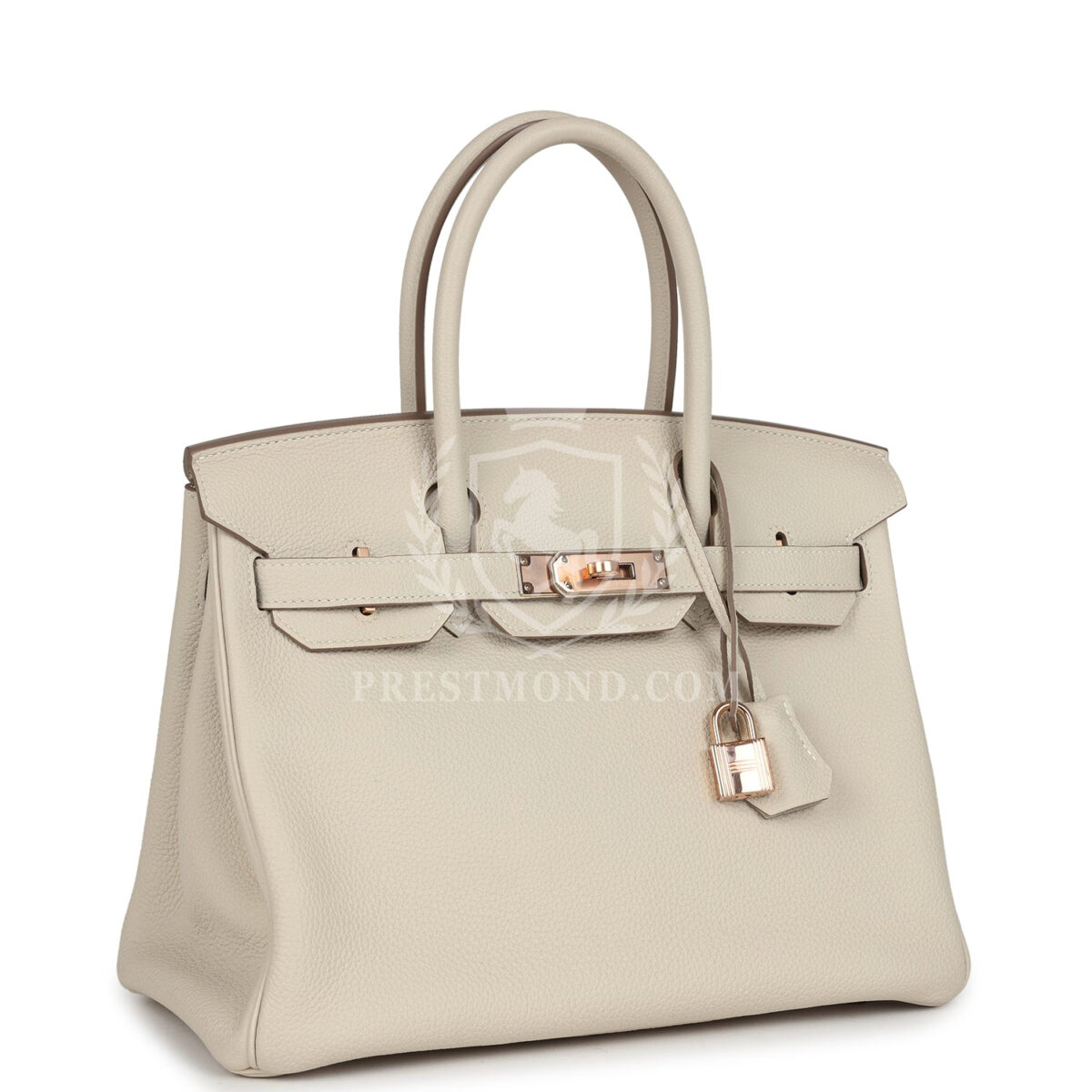 Hermes Birkin 30 Craie Togo Rose GHW — изображение 2