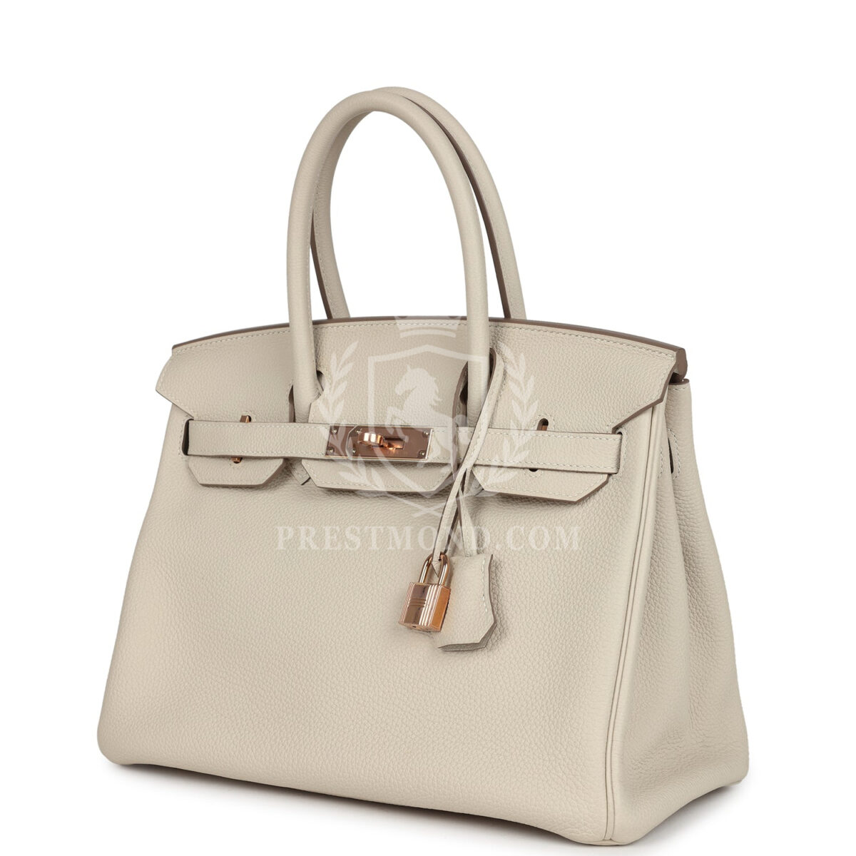 Hermes Birkin 30 Craie Togo Rose GHW — изображение 5