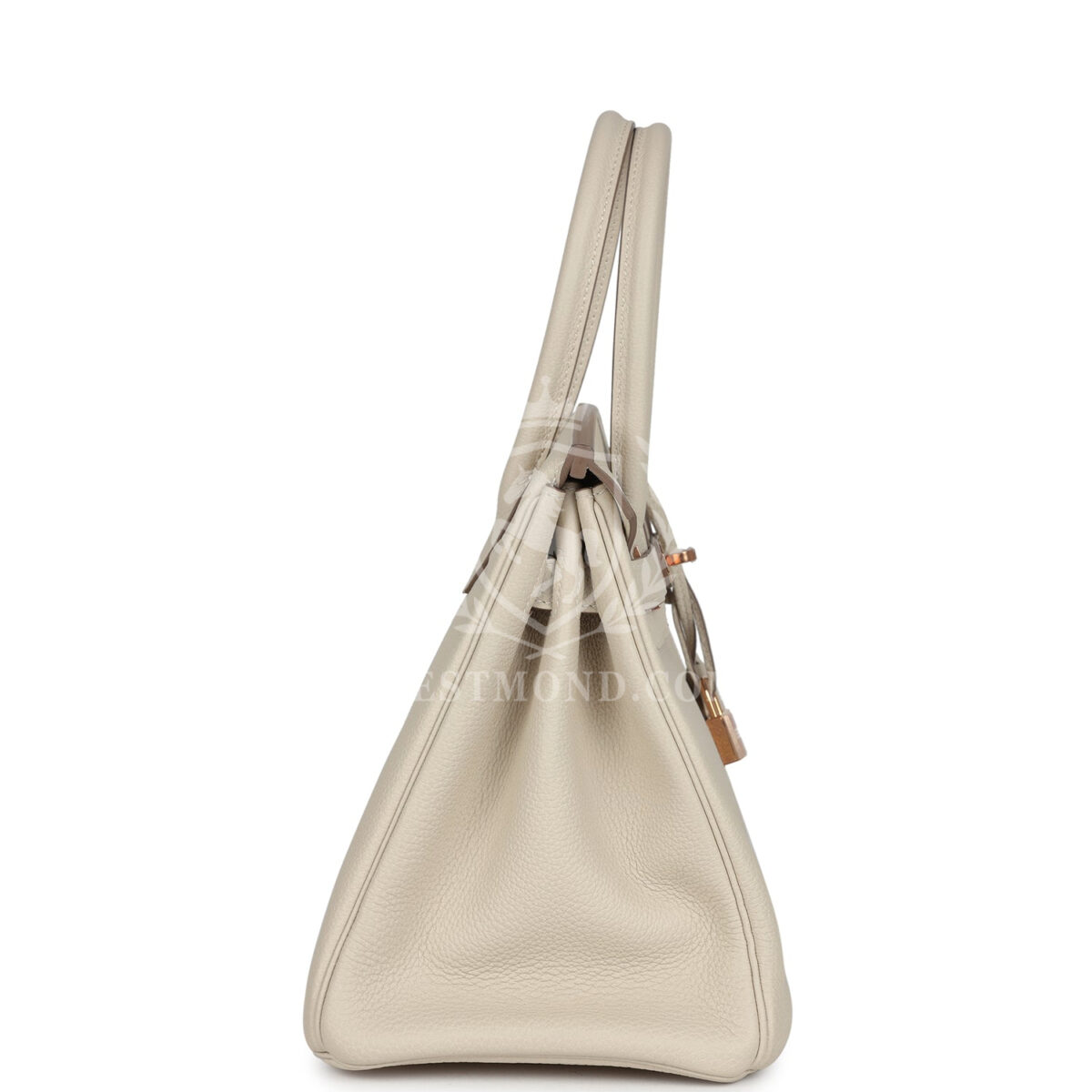 Hermes Birkin 30 Craie Togo Rose GHW — изображение 3