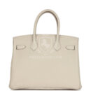 Hermes Birkin 30 Craie Togo Rose GHW