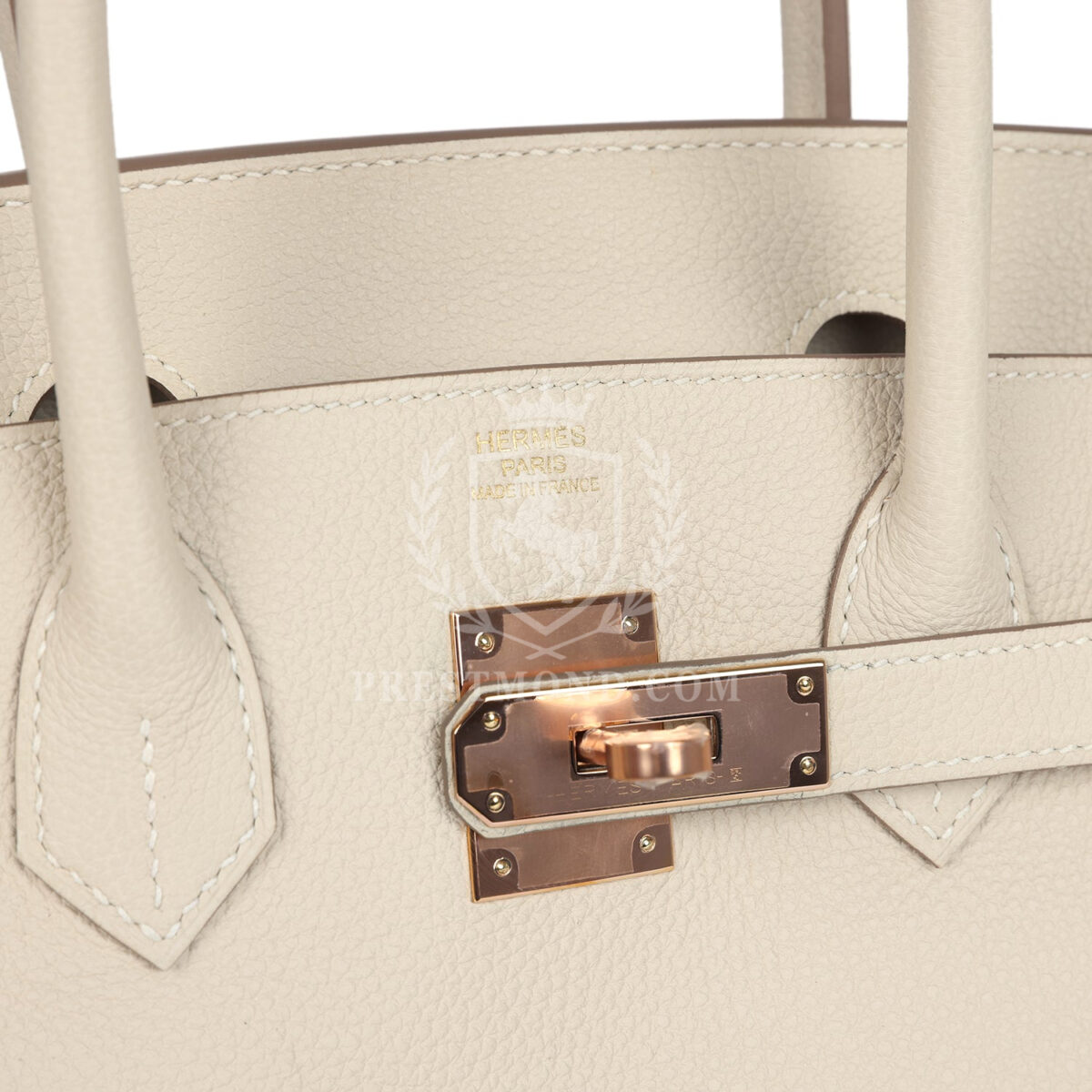 Hermes Birkin 30 Craie Togo Rose GHW — изображение 7