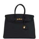 Hermes Birkin 35 Black Togo GHW