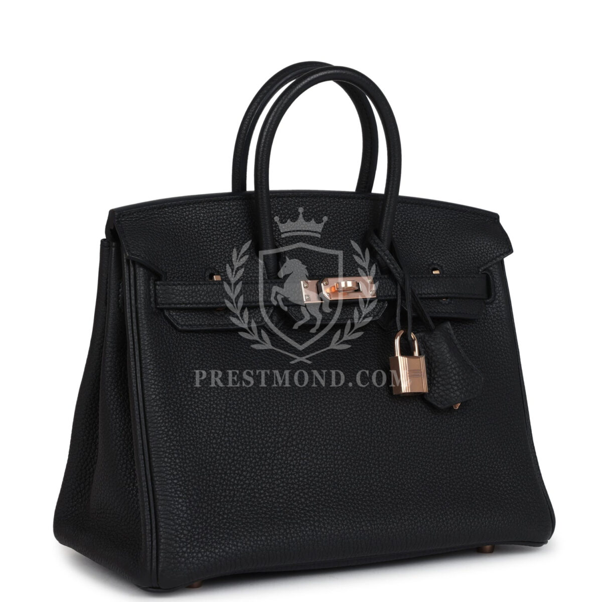 Hermes Birkin 25 Black Togo Rose GHW — изображение 2