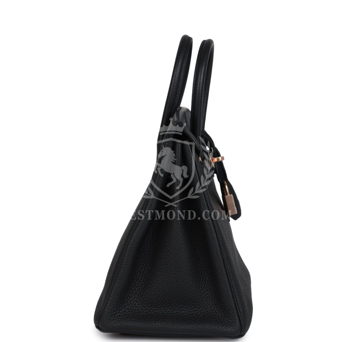 Hermes Birkin 25 Black Togo Rose GHW — изображение 4