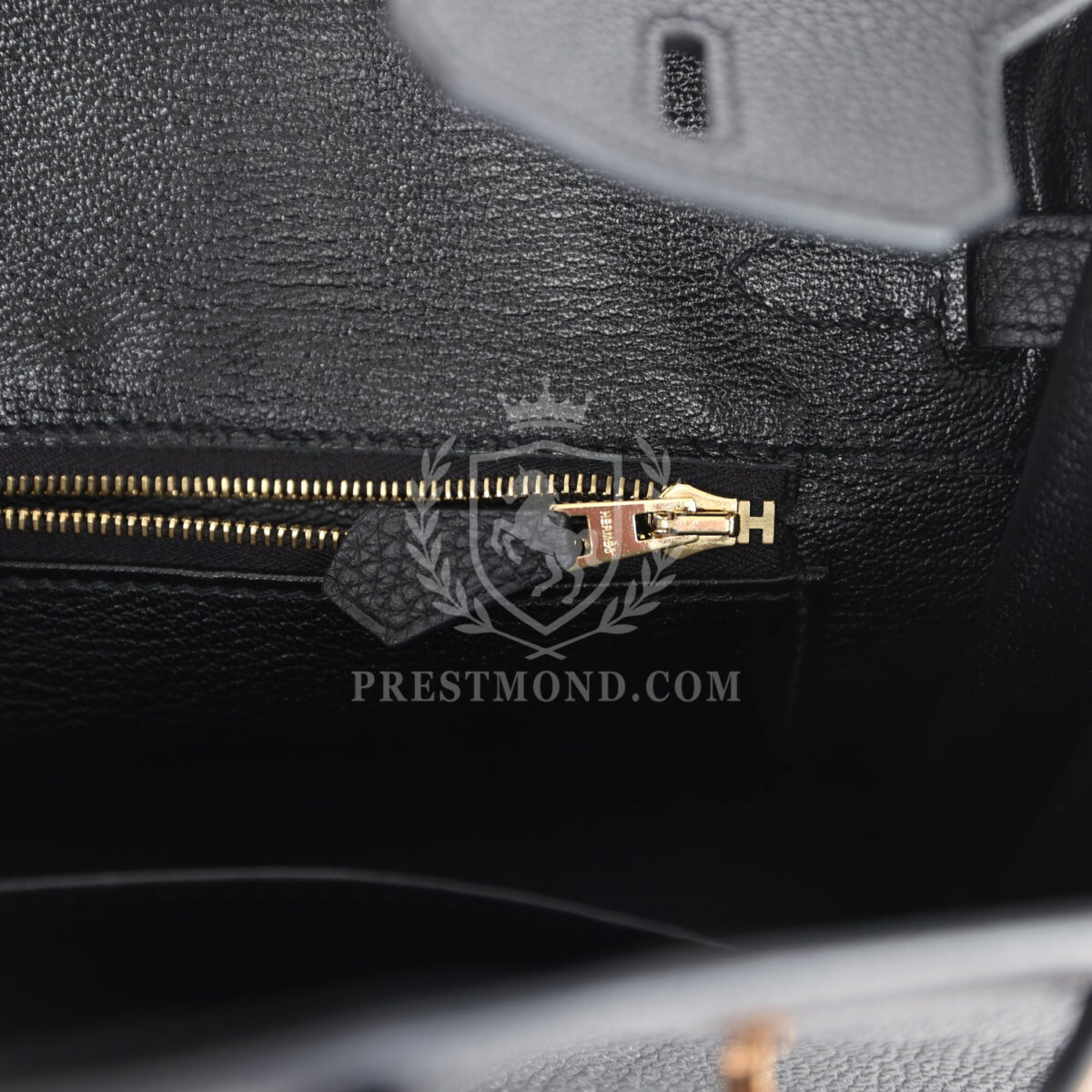 Hermes Birkin 25 Black Togo Rose GHW — изображение 9