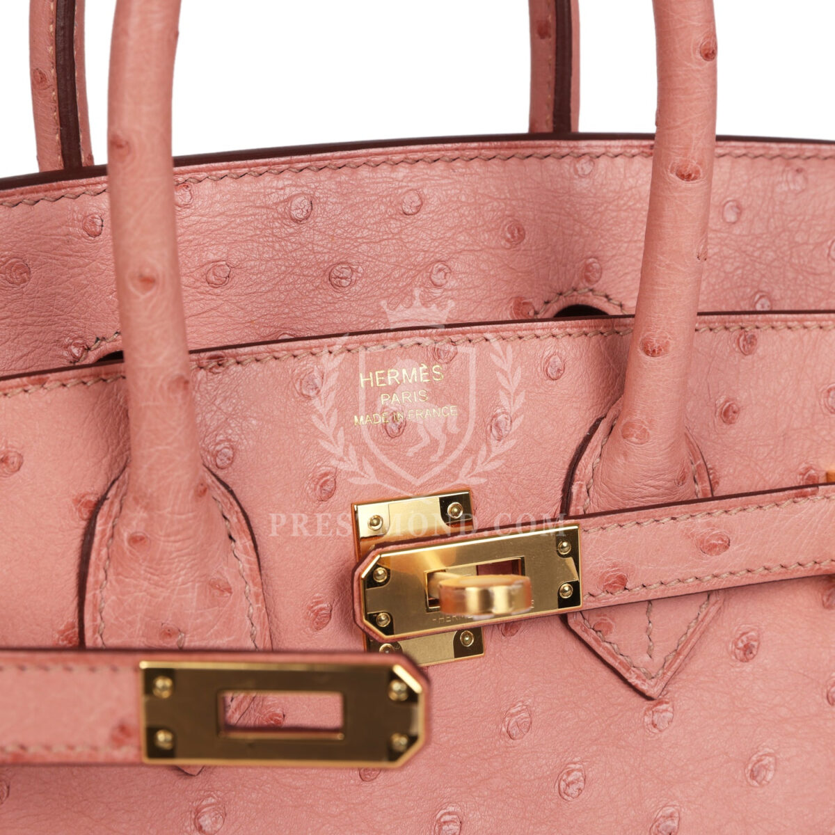 Hermes Birkin 25 Terre Cuite Ostrich GHW — изображение 7