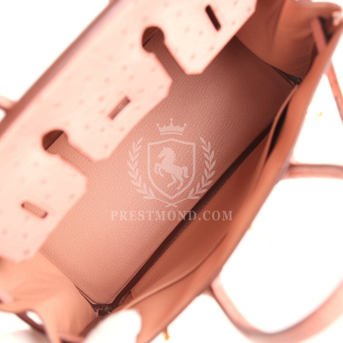 Hermes Birkin 25 Terre Cuite Ostrich GHW — изображение 8