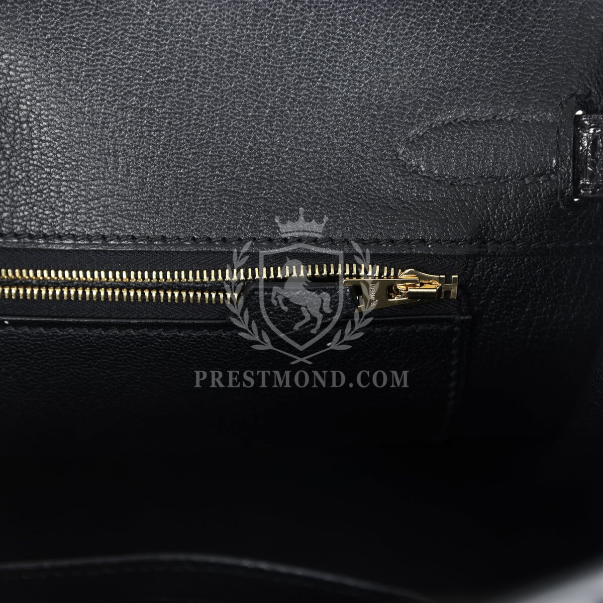 Hermes Birkin 30 Black Shiny Niloticus Crocodile and Novillo Touch Rose GHW — изображение 9
