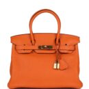 Hermes Birkin 30 Orange Togo GHW
