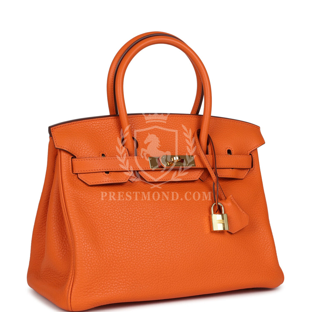 Hermes Birkin 30 Orange Togo GHW — изображение 2