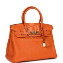 Hermes Birkin 30 Orange Togo GHW