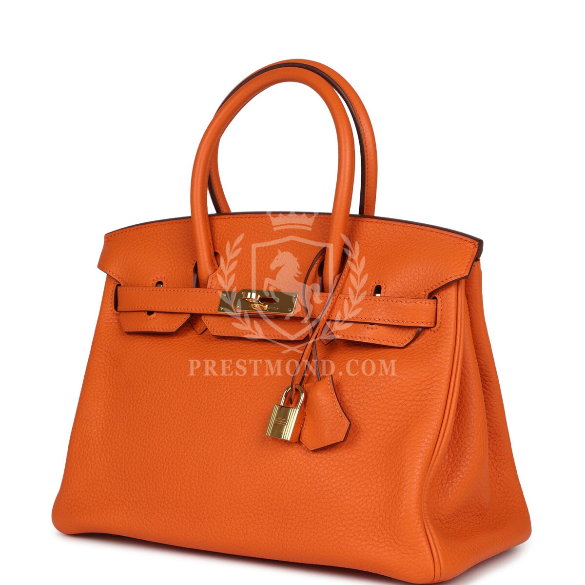 Hermes Birkin 30 Orange Togo GHW — изображение 5