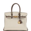 Hermes Special Order (HSS) Birkin 30 Etoupe and Craie Togo Brushed GHW