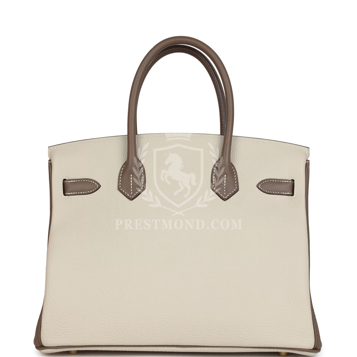 Hermes Special Order (HSS) Birkin 30 Etoupe and Craie Togo Brushed GHW — изображение 4