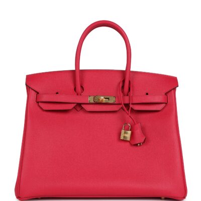 Hermes Birkin 35 Rose Extreme Epsom GHW