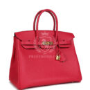 Hermes Birkin 35 Rose Extreme Epsom GHW