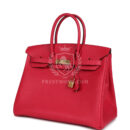 Hermes Birkin 35 Rose Extreme Epsom GHW