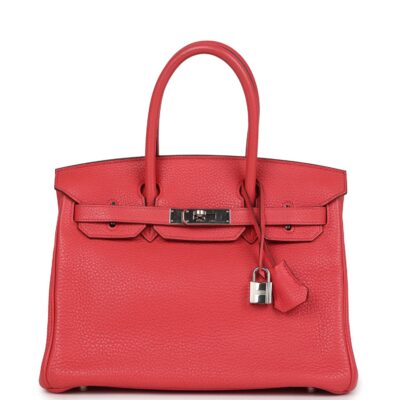 Hermes Birkin 30 Bougainvillea Clemence PHW
