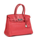 Hermes Birkin 30 Bougainvillea Clemence PHW