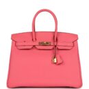 Hermes Birkin 35 Rose Lipstick Togo GHW