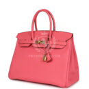 Hermes Birkin 35 Rose Lipstick Togo GHW