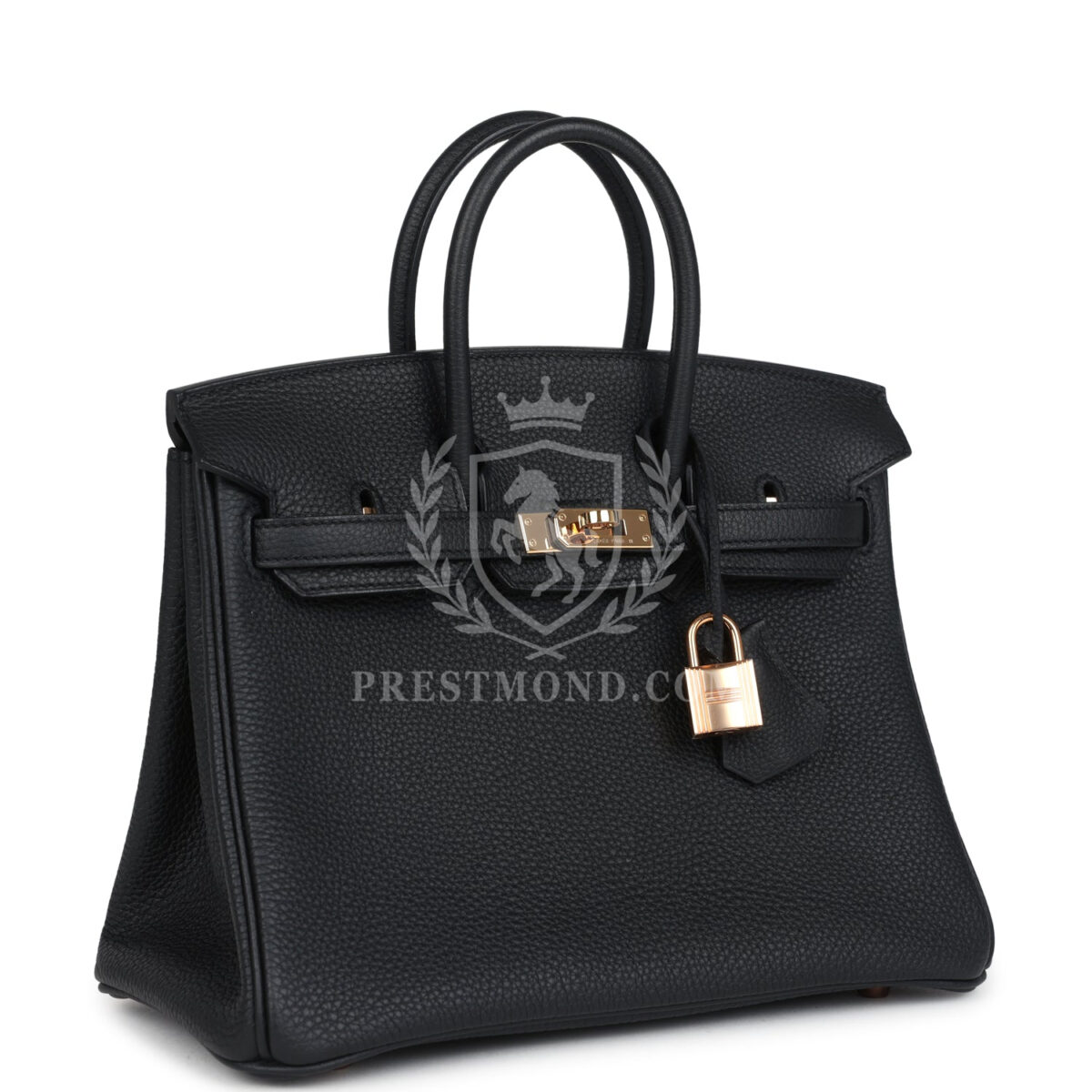 Hermes Birkin 25 Black Togo Rose GHW — изображение 2