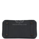 Hermes Birkin 25 Black Togo Rose GHW
