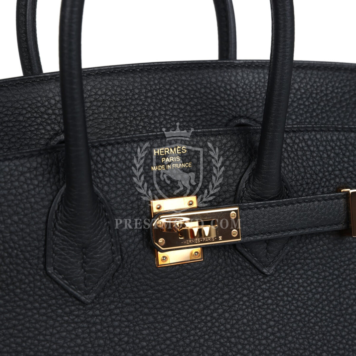 Hermes Birkin 25 Black Togo Rose GHW — изображение 7