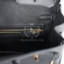 Hermes Birkin 25 Black Togo Rose GHW