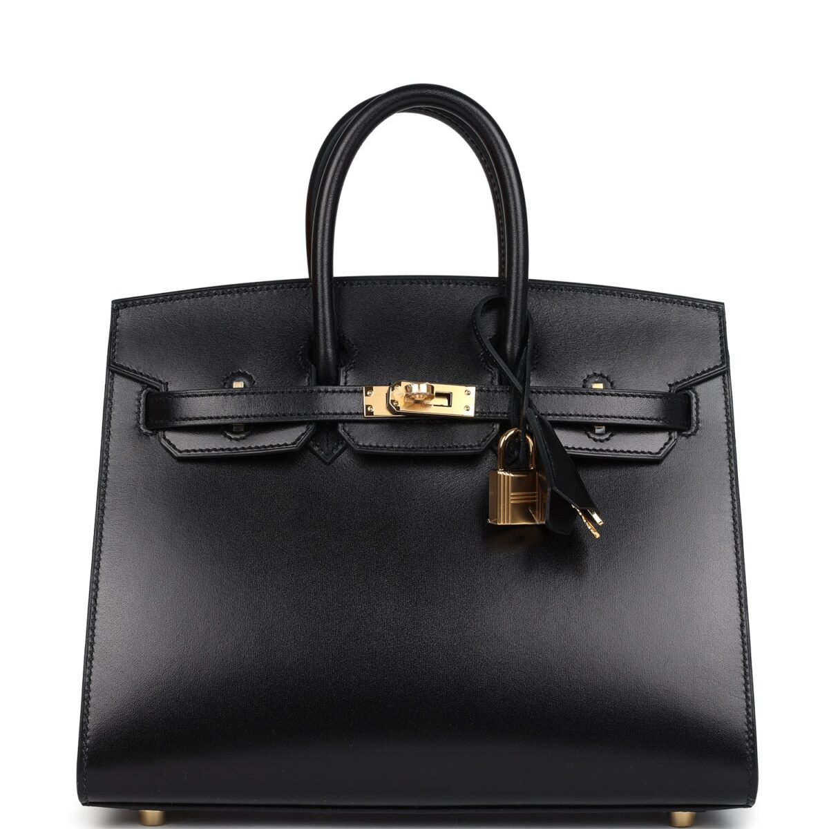 Hermes Birkin Sellier 25 Black Box GHW