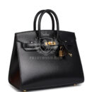 Hermes Birkin Sellier 25 Black Box GHW