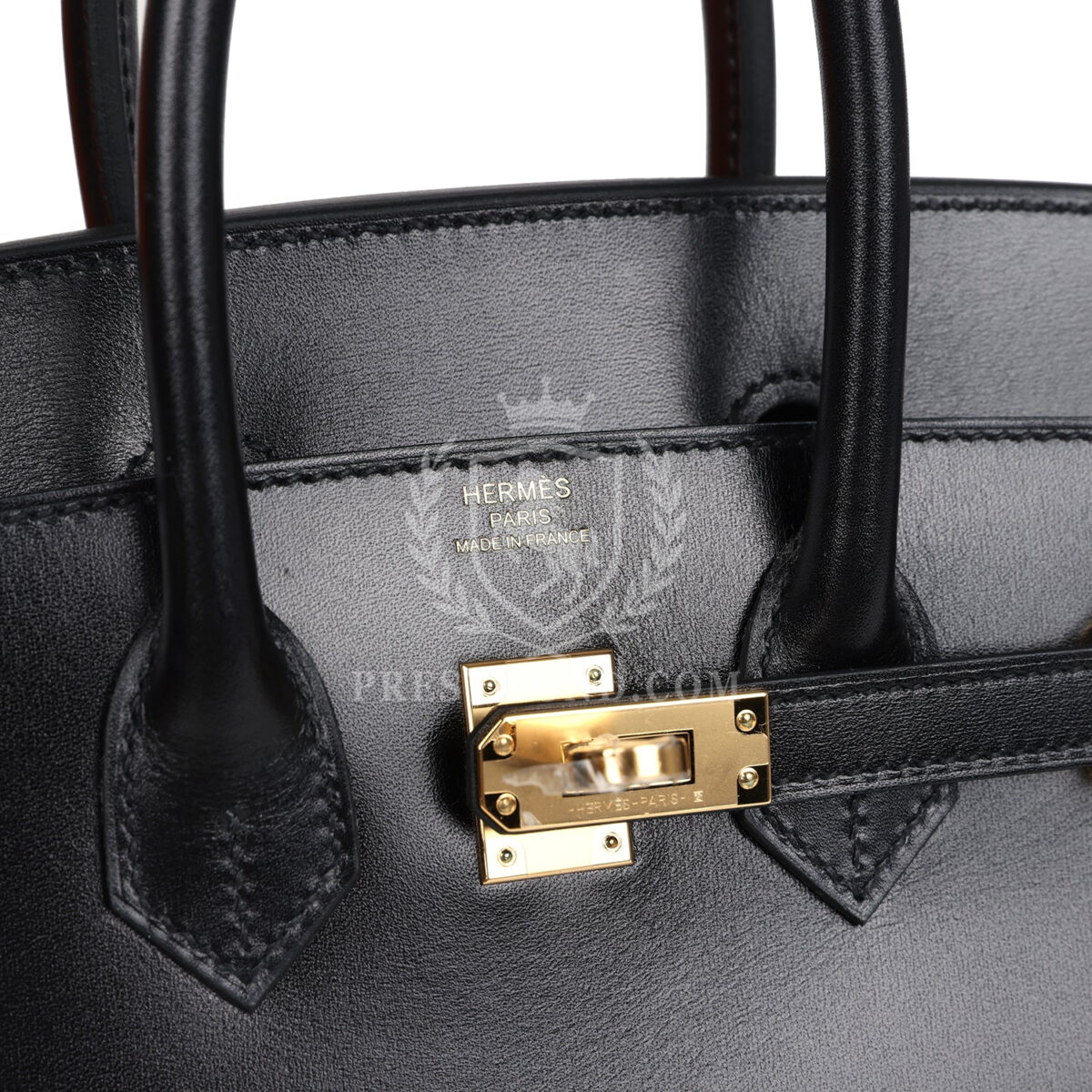 Hermes Birkin Sellier 25 Black Box GHW — изображение 7