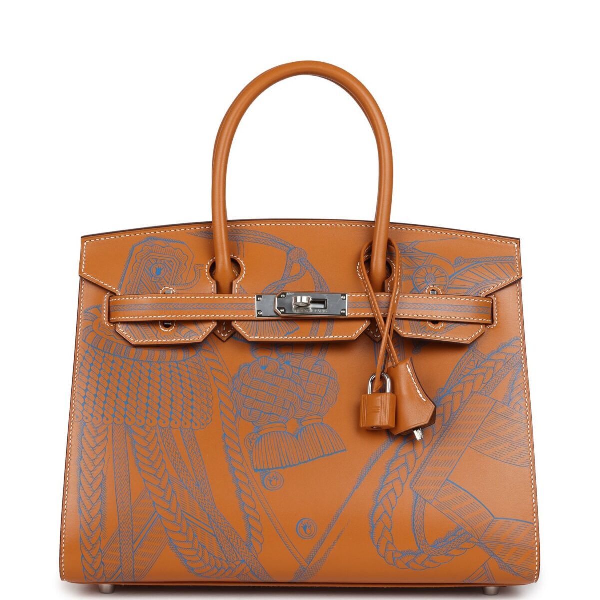 Hermes Birkin Sellier 30 "Zouaves Et Dragons" Naturel Sable Butler PHW