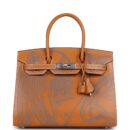 Hermes Birkin Sellier 30 "Zouaves Et Dragons" Naturel Sable Butler PHW