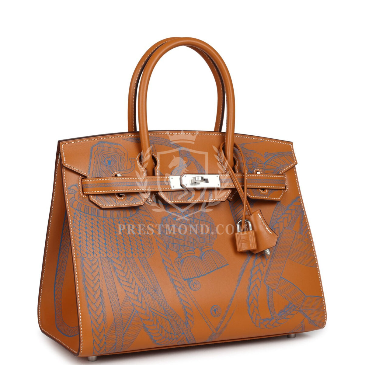Hermes Birkin Sellier 30 "Zouaves Et Dragons" Naturel Sable Butler PHW — изображение 2