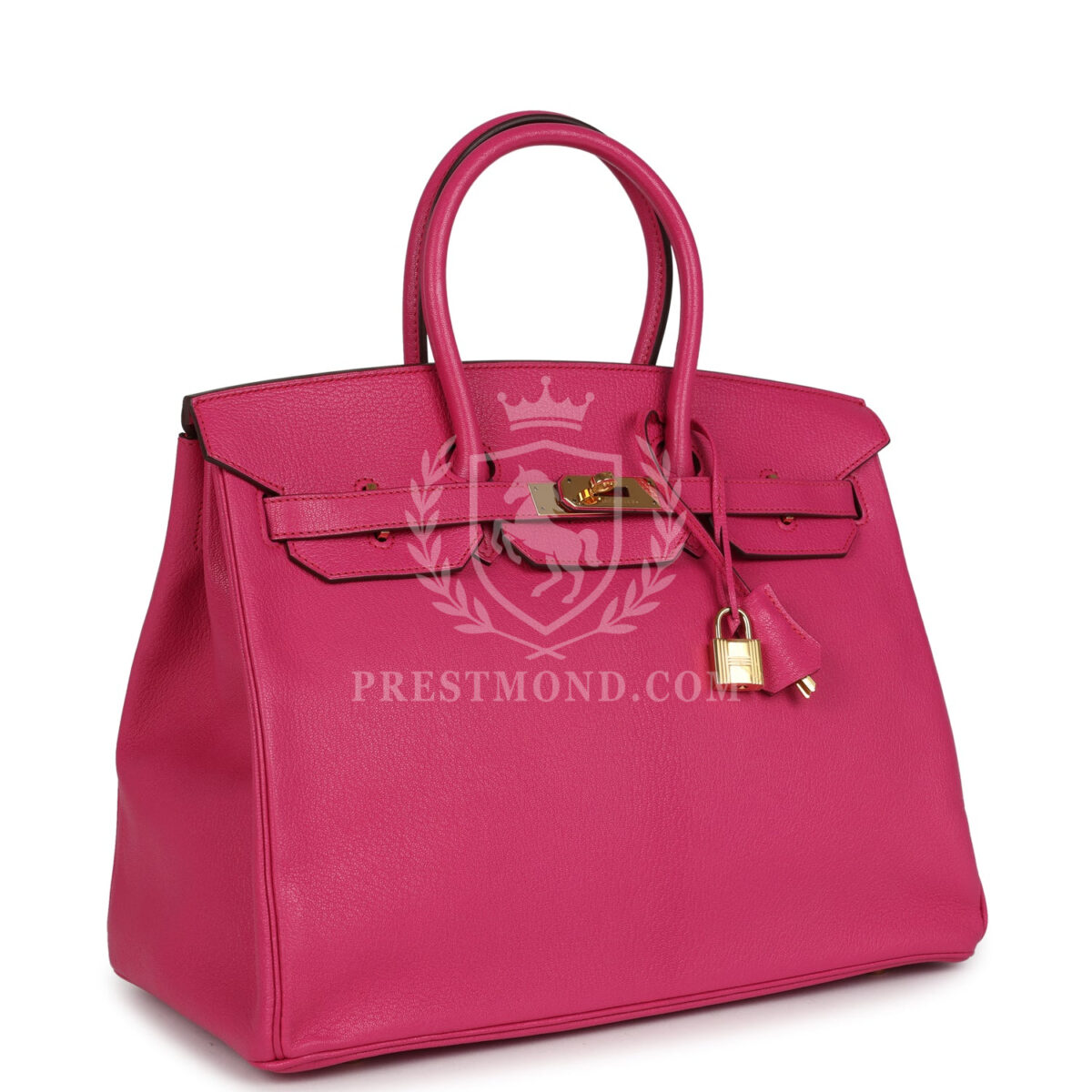 Hermes Birkin 35 Rose Shocking Chevre Mysore GHW — изображение 2